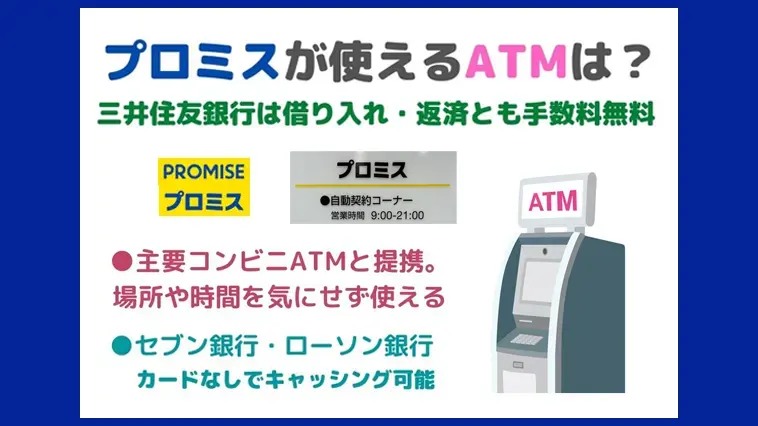 必見 プロミスをコンビニatmで使う手数料やアプリローンの操作方法を徹底解説 Fpエージェンツ通信